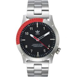 Adidas Timing CYPHER M1 Zegarek silver/black/red. Szare, analogowe zegarki męskie Adidas Timing. Za 759.00 zł.