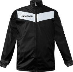 Kurtka Givova Rain Scudo czarno-biała RJ005 1003 2XL. Białe kurtki męskie Givova, m, bez wzorów, bez ramiączek, bez kaptura. Za 117.03 zł.