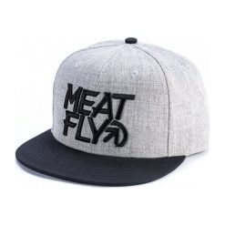 Meatfly Czapka Męska Motion Szara. Szare czapki męskie Meatfly, bez wzorów, z bawełny. W wyprzedaży za 69.00 zł.