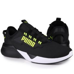 Buty męskie sportowe do biegania Puma RETALIATE 2. Czarne buty do biegania męskie Puma, bez wzorów, bez zapięcia, do biegania. W wyprzedaży za 257.20 zł.