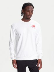 Adidas Bluza Food Noodle Graphic JW4347 Biały Regular Fit. Białe bluzy nierozpinane męskie ADIDAS, m, bez wzorów, z bawełny, bez ramiączek, bez kaptura. Za 179.99 zł.