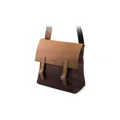 Stylowa torba na ramię z klapą brodrene ml18 brąz + jasny brąz. Torby męskie na ramię marki Brødrene. Za 350.00 zł.