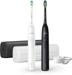 Szczoteczka Philips Sonicare 5300 HX7109/01 2 szt. Czarna/Biała. Białe szczoteczki elektryczne PHILIPS. Za 522.50 zł.