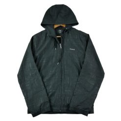 Second life - Męska czarna kurtka - Jak nowy. Czarne kurtki męskie Reebok, m, bez wzorów, bez ramiączek, bez kaptura. Za 135.32 zł.