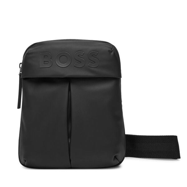 Saszetka BOSS. Czarne saszetki męskie Boss, bez wzorów, małe. Za 389.99 zł.