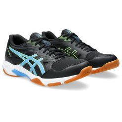 Buty do siatkówki męskie Asics Gel-Rocket 11. Czarne buty do biegania męskie Asics, bez wzorów, bez zapięcia, do biegania. Za 339.00 zł.