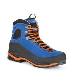 Buty trekkingowe męskie Aku Superalp V-light Gtx. Niebieskie buty trekkingowe męskie Aku, bez wzorów, z materiału, sportowe, bez obcasa, bez zapięcia. Za 1,228.00 zł.