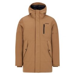 Kurtka narciarska Protest Hemley. Brązowe kurtki narciarskie i snowboardowe męskie Protest, bez wzorów, z poliesteru, bez kaptura, narciarskie. Za 702.50 zł.