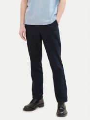 Tom Tailor Spodnie materiałowe 1041171 Granatowy Regular Fit. Niebieskie spodnie na co dzień męskie Tom Tailor, bez wzorów, ze lnu. Za 149.99 zł.