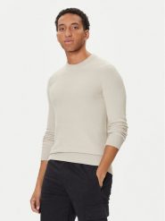 BOSS Sweter Klapok 50548673 Beżowy Regular Fit. Brązowe kardigany męskie Boss, m, bez wzorów, z bawełny, bez ramiączek. Za 579.99 zł.
