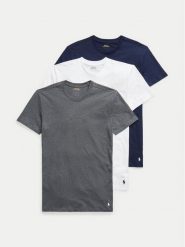 Polo Ralph Lauren Komplet 3 t-shirtów 714830304036 Kolorowy Slim Fit. Koszulki polo męskie Polo Ralph Lauren, m, bez wzorów, z bawełny, bez kołnierzyka, bez ramiączek. Za 259.99 zł.