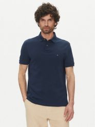 Tommy Hilfiger Polo 1985 MW0MW17770 Granatowy Regular Fit. Niebieskie koszulki polo męskie Tommy Hilfiger, l, bez wzorów, z bawełny, bez kołnierzyka, bez ramiączek. Za 199.99 zł.