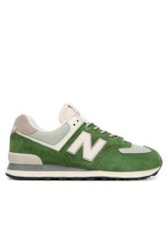 New Balance Sneakersy U574GRE M Zielony. Zielone buty sportowe na co dzień męskie New Balance, m, bez wzorów, ze skóry, bez ramiączek, bez kaptura. Za 419.99 zł.