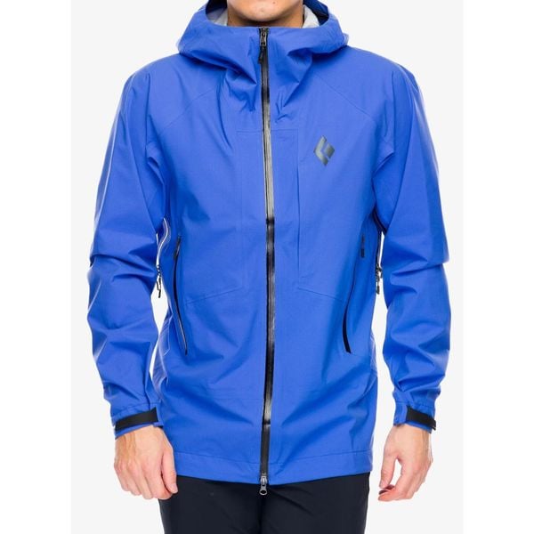 Kurtka z membraną męska Black Diamond Highline Stretch Shell. Niebieskie kurtki męskie Black Diamond, m, bez wzorów, sportowe, bez ramiączek, bez kaptura. Za 1,145.99 zł.