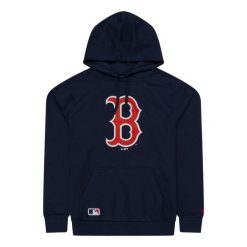 Bluza z kapturem Boston Red Sox Nos MLB Regular. Niebieskie bluzy z kapturem męskie New Era, m, bez wzorów, z kapturem. Za 252.95 zł.