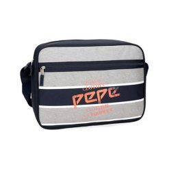 Torba w kolorze granatowym ze wzorem na laptopa - (S)38 x (W)28 x (G)12 cm. Niebieskie torby na laptopa męskie Pepe Jeans Accessories, bez wzorów, z materiału. W wyprzedaży za 69.95 zł.
