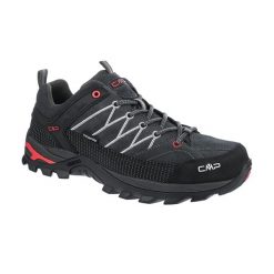 Buty trekkingowe męskie CMP Rigel Low. Czarne buty trekkingowe męskie CMP, bez wzorów, bez zapięcia, wspinaczkowe. Za 379.99 zł.
