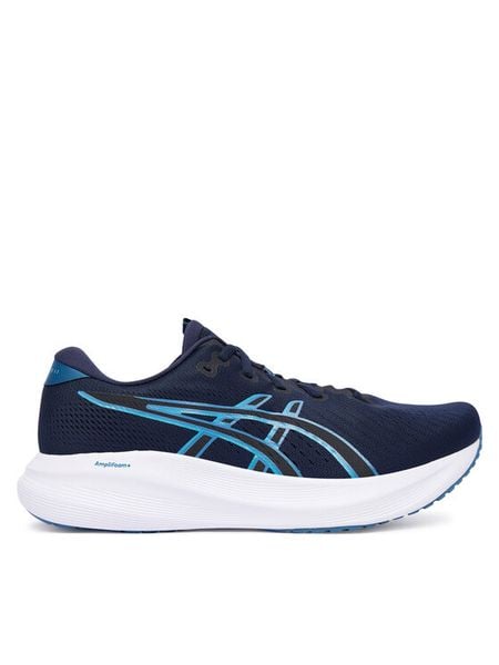 Asics Buty do biegania Gel-Excite 11 1011C080 Granatowy. Niebieskie buty do biegania męskie Asics, bez wzorów, z meshu, bez zapięcia, do biegania. Za 289.99 zł.