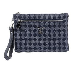 Saszetka w kolorze niebieskim - (S)24 x (W)17,5 x (G)4 cm. Torby męskie na ramię V Italia by Versace 19.69. W wyprzedaży za 189.95 zł.