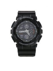 G-Shock Zegarek GA-140-1A1ER Czarny. Czarne zegarki męskie G-Shock. Za 449.99 zł.