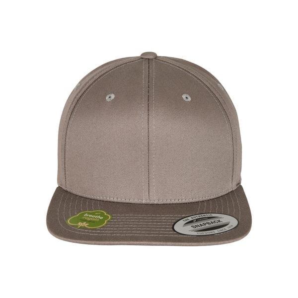 Czapka Flexfit organic cotton. Szare czapki męskie FLEXFIT, bez wzorów, z bawełny. Za 129.00 zł.