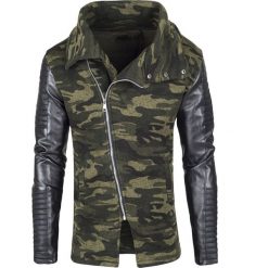 Bluza męska długa z kołnierzem zielona - moro Recea. Zielone bluzy nierozpinane męskie Recea, m, bez wzorów, z materiału, bez ramiączek, bez kaptura. W wyprzedaży za 79.99 zł.