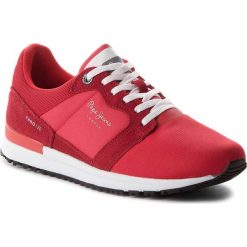 Sneakersy PEPE JEANS - Tinker Pro 120 Factory Red 220. Czerwone buty sportowe na co dzień męskie Pepe Jeans, z jeansu, eleganckie. W wyprzedaży za 239.00 zł.