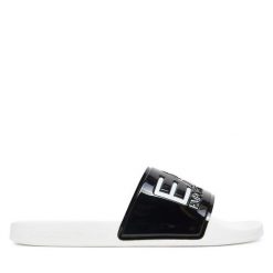 Klapki EA7 Emporio Armani. Czarne klapki i japonki męskie EA7 Emporio Armani, bez wzorów. Za 129.99 zł.