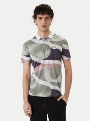 EA7 Emporio Armani Polo 7M001532 AF22175 F7077 Zielony Regular Fit. Zielone koszulki polo męskie EA7 Emporio Armani, l, bez wzorów, z syntetyku, bez kołnierzyka, bez ramiączek. Za 429.99 zł.
