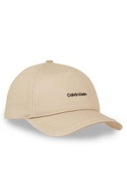 Calvin Klein Czapka z daszkiem Metal Lettering Bb Cap K50K511999 Beżowy. Brązowe czapki męskie Calvin Klein, bez wzorów, z materiału. Za 159.99 zł.