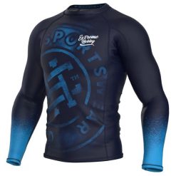 Koszulka sportowa męska Rashguard do MMA EXTREME HOBBY BADGE. Szare bielizna termoaktywna męska EXTREME HOBBY, m, bez wzorów, z bawełny, bez ramiączek, do biegania. Za 209.00 zł.