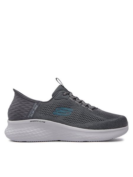 Skechers Sneakersy Slip_Ins 232466 Szary. Szare buty sportowe na co dzień męskie Skechers, m, bez wzorów, z materiału, bez ramiączek, bez kaptura. Za 259.99 zł.