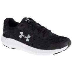 Buty do biegania męskie Under Armour Surge 2. Czarne buty do biegania męskie Under Armour, bez wzorów, z materiału, bez zapięcia, do biegania. Za 294.00 zł.