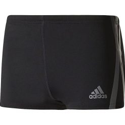 Kąpielówki w kolorze czarno-srebrnym. Kąpielówki męskie marki adidas Swim. W wyprzedaży za 85.95 zł.