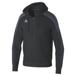 Bluza dresowa z kapturem Erima Evo Star. Czarne bluzy z kapturem męskie Erima, bez wzorów, z dresówki, z kapturem. Za 263.00 zł.
