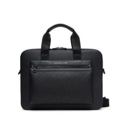 Torba na laptopa Tommy Hilfiger. Czarne torby na laptopa męskie Tommy Hilfiger, bez wzorów, małe. Za 669.99 zł.