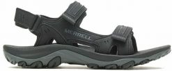Sandały górskie Merrell Huntington Czarny - 43. Czarne sandały męskie Merrell, bez zapięcia. Za 298.42 zł.