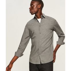 Koszula slim fit - Szary. Szare koszule męskie Reserved. Za 69.99 zł.