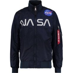 Alpha Industries NASA JACKET Kurtka Bomber blue. Kurtki męskie marki Alpha Industries. W wyprzedaży za 395.45 zł.