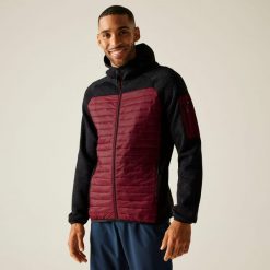 Kurtka męska hybrydowa Newhill. Brązowe kurtki męskie Regatta, l, bez wzorów, z puchu, sportowe, bez ramiączek, bez kaptura. Za 249.99 zł.