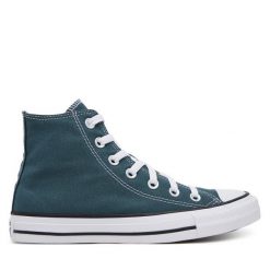 Trampki Converse. Zielone trampki męskie Converse, bez wzorów, retro, bez zapięcia. Za 299.99 zł.