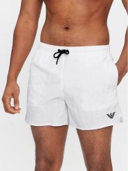 Emporio Armani Underwear Szorty kąpielowe 211756 4R422 00010 Biały Regular Fit. Białe kąpielówki męskie Emporio Armani Underwear, bez wzorów, z syntetyku. Za 349.99 zł.