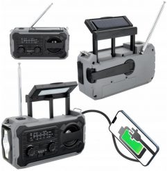 PRISTAR radio FM z latarką 4000 mAh YX328 czarne. Czarne radia Mentor. Za 90.91 zł.