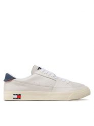 Tommy Jeans Sneakersy Vulcanized Ess EM0EM01106 Beżowy. Brązowe buty sportowe na co dzień męskie Tommy Jeans, m, bez wzorów, z jeansu, bez ramiączek, bez kaptura. Za 379.99 zł.