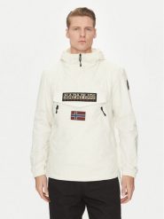 Napapijri Kurtka anorak Rainforest NP0A4HX6 Écru Regular Fit. Kurtki męskie Napapijri, m, bez wzorów, z syntetyku, bez ramiączek, bez kaptura. Za 559.99 zł.