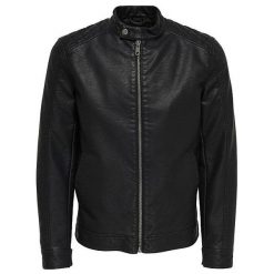 ONLY&SONS Męska kurtka Kris Czarny Pu Jacket (rozmiar S). Czarne kurtki męskie Only&Sons, m, bez wzorów, bez ramiączek, bez kaptura. W wyprzedaży za 135.00 zł.