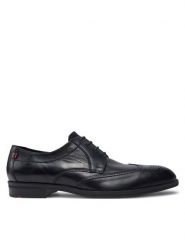 Lloyd Półbuty 24-558-00 Czarny. Czarne eleganckie półbuty męskie Lloyd, ze skóry, wizytowe, bez obcasa, bez zapięcia. Za 389.99 zł.