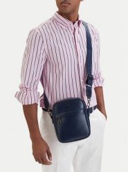 Beverly Hills Polo Club Saszetka CWBEO-BHPC-L-018-07 Granatowy. Niebieskie saszetki męskie Beverly Hills Polo Club, bez wzorów, z materiału. Za 149.99 zł.