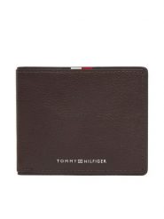 Tommy Hilfiger Portfel Th Corp Mini Cc Wallet AM0AM13739 Brązowy. Brązowe portfele męskie Tommy Hilfiger, bez wzorów, ze skóry. Za 179.99 zł.