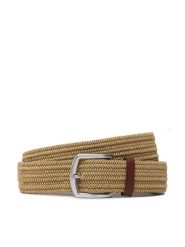 Polo Ralph Lauren Pasek Męski 35Mm Braid Stretch 405666041004 Brązowy. Brązowe paski męskie Polo Ralph Lauren, bez wzorów, z materiału. Za 279.99 zł.